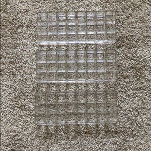 3 Acrylic lipstick holders